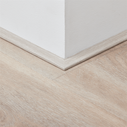 Plakplint -  Grijs Geborsteld - 8656